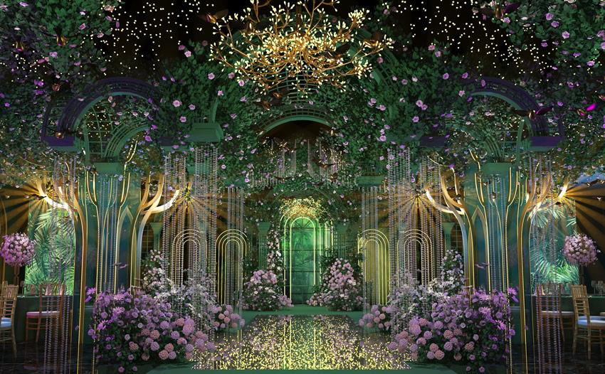 彭山奇妙森林婚礼堂效果展示