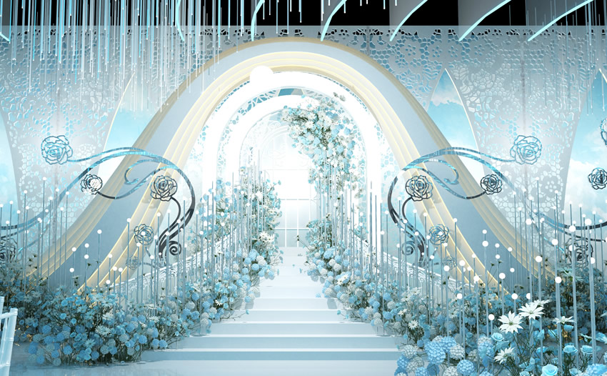 彭山釡香烙馍村水晶厅效果展示